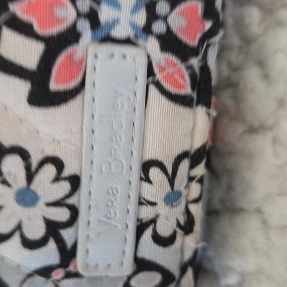 Vera Bradley Floral Wristlet - Blue, Pink, Black, removable strap - Picture 2 of 12
